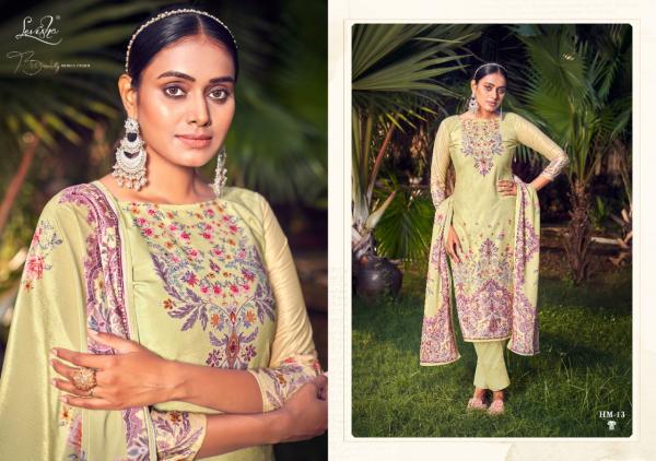 Levisha Hamza Festive Wear Printed Dress Material Collection